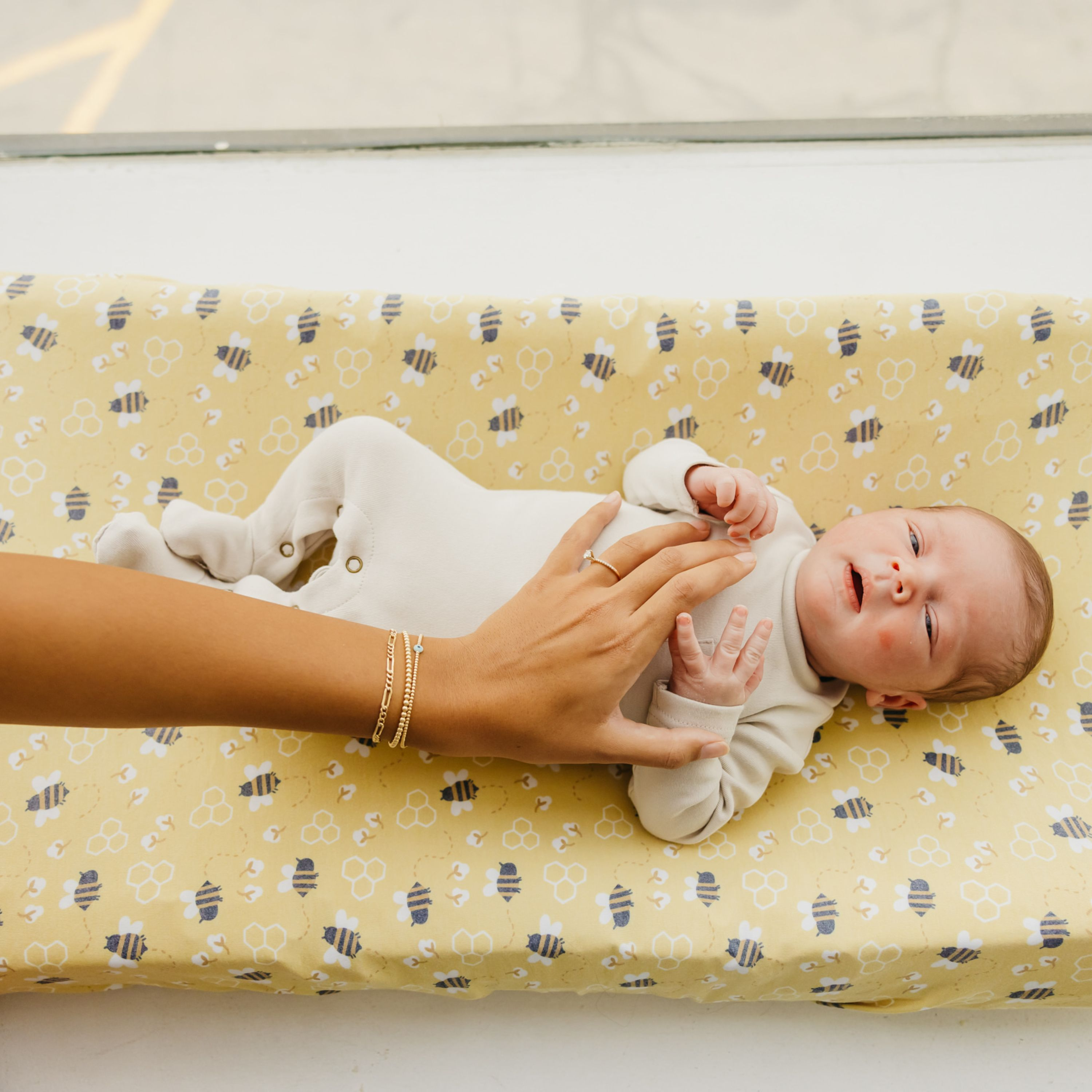 Copper Pearl Premium Knit Diaper Changing Pad Cover