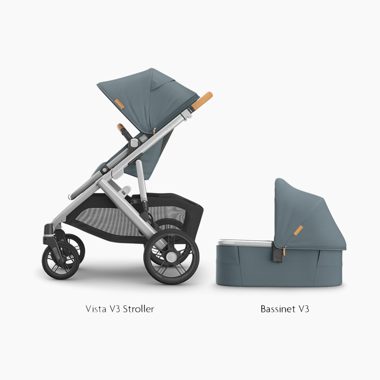 UPPAbaby Vista V3 Stroller & V3 Bassinet Bundle - Callum.