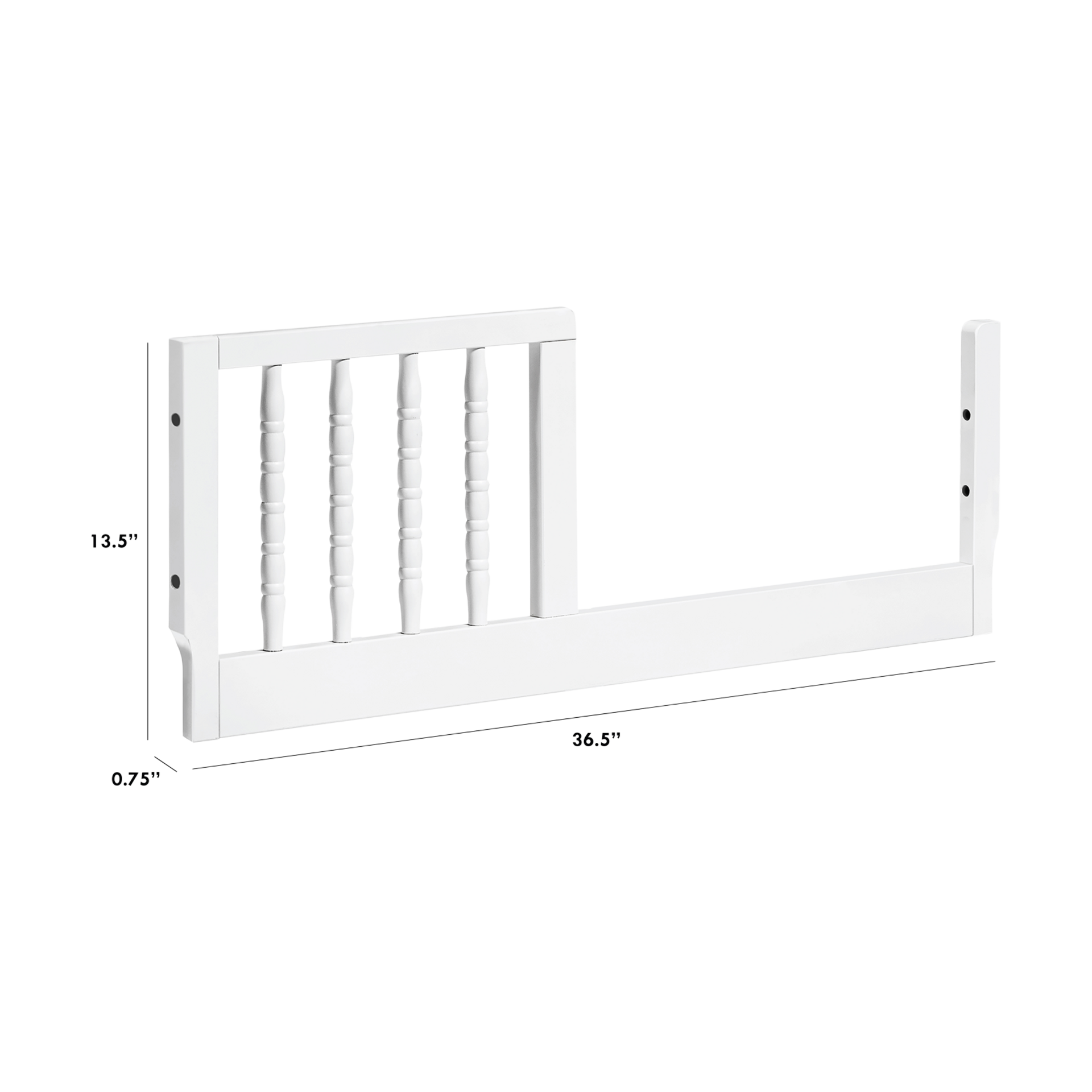 daVinci Mini Toddler Bed Conversion Kit (M7399) - White.