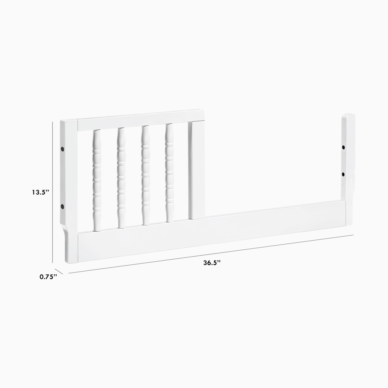 daVinci Mini Toddler Bed Conversion Kit (M7399) - White.