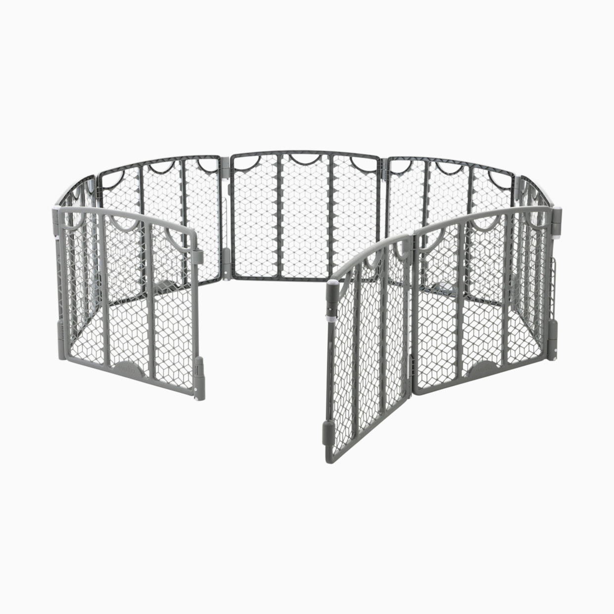 Evenflo Versatile Play Space 8 Panel - Cool Gray.
