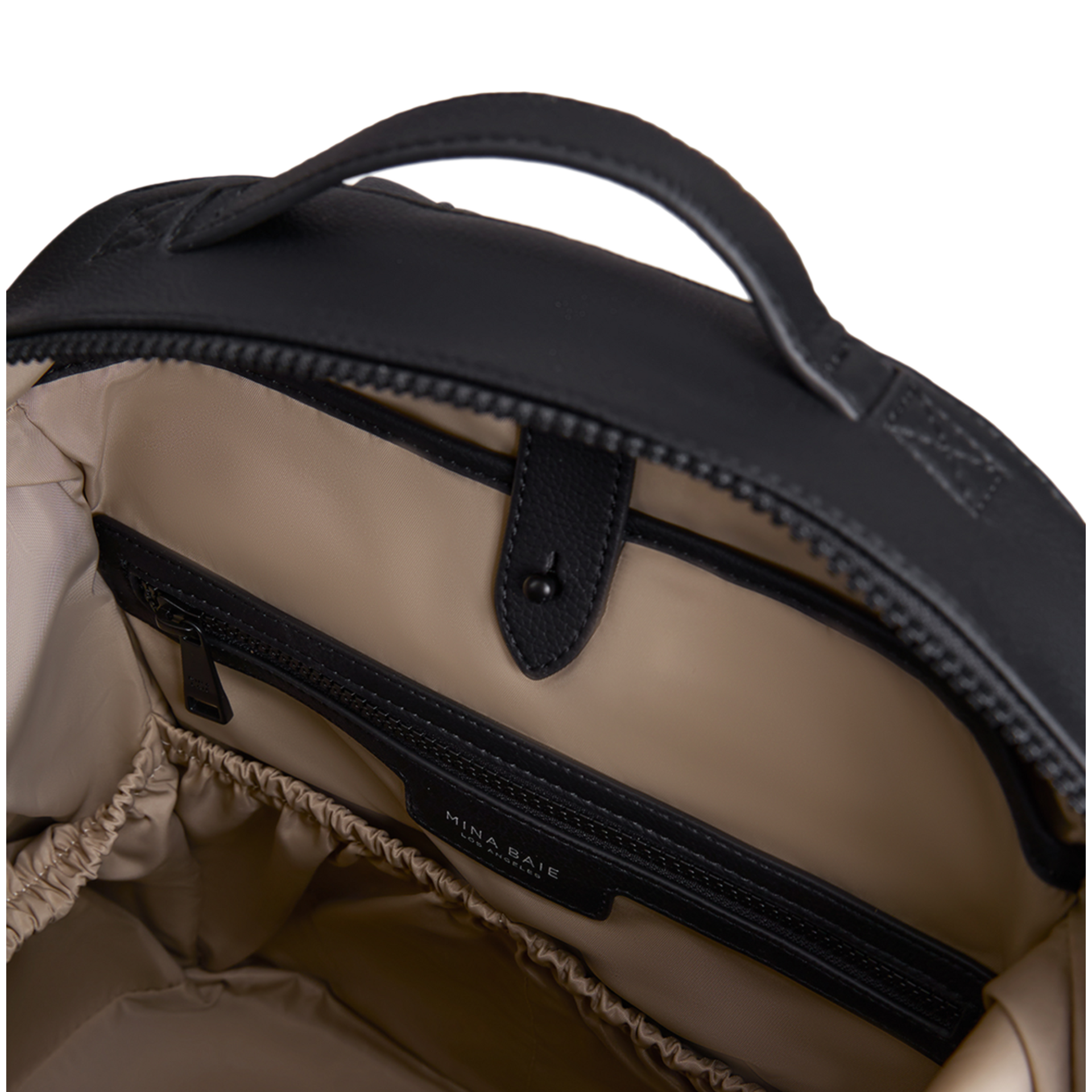 Mina Baie Stevie Backpack - Black/Black.