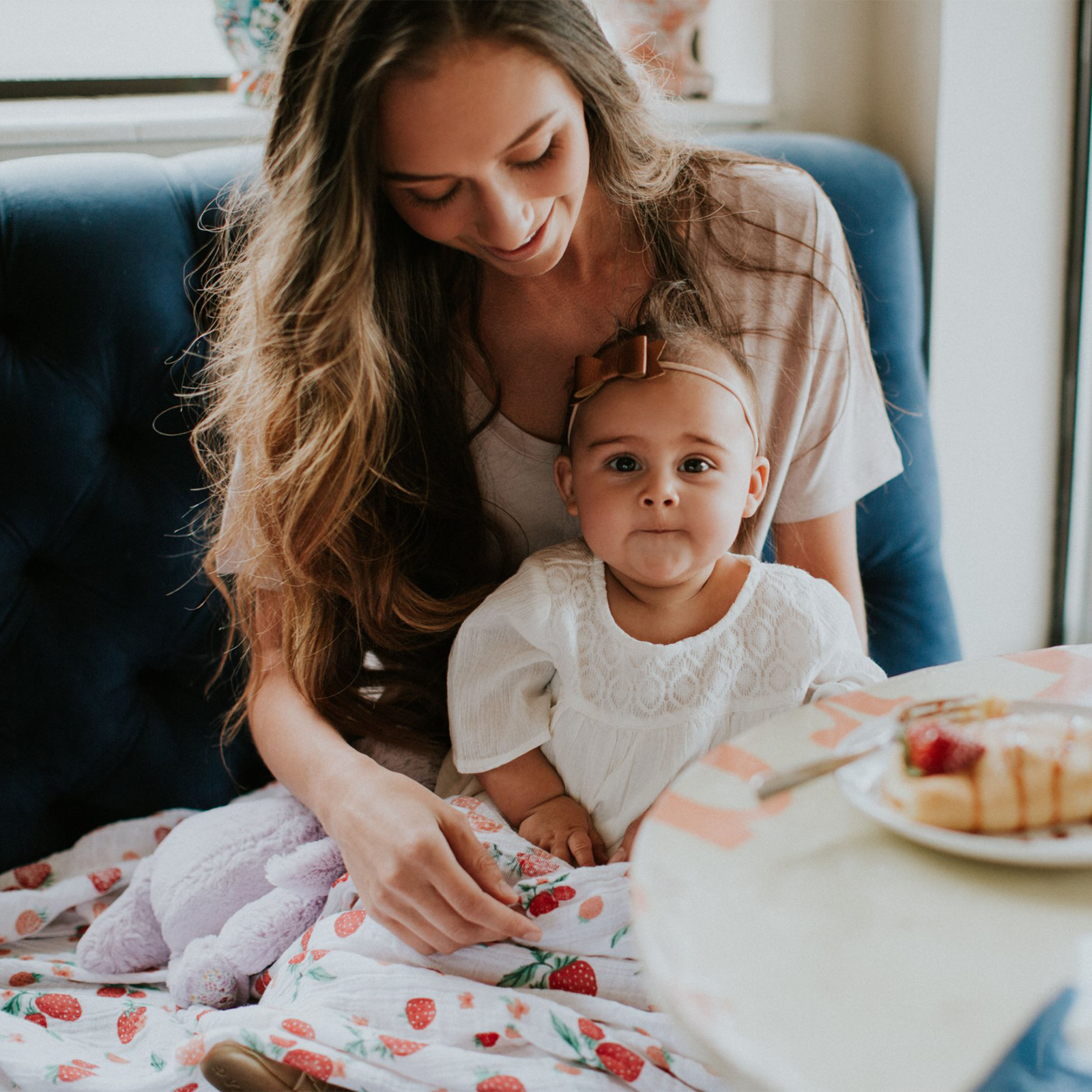 Little Unicorn Cotton Muslin Swaddle 3 Pack - Berry Lemonade.