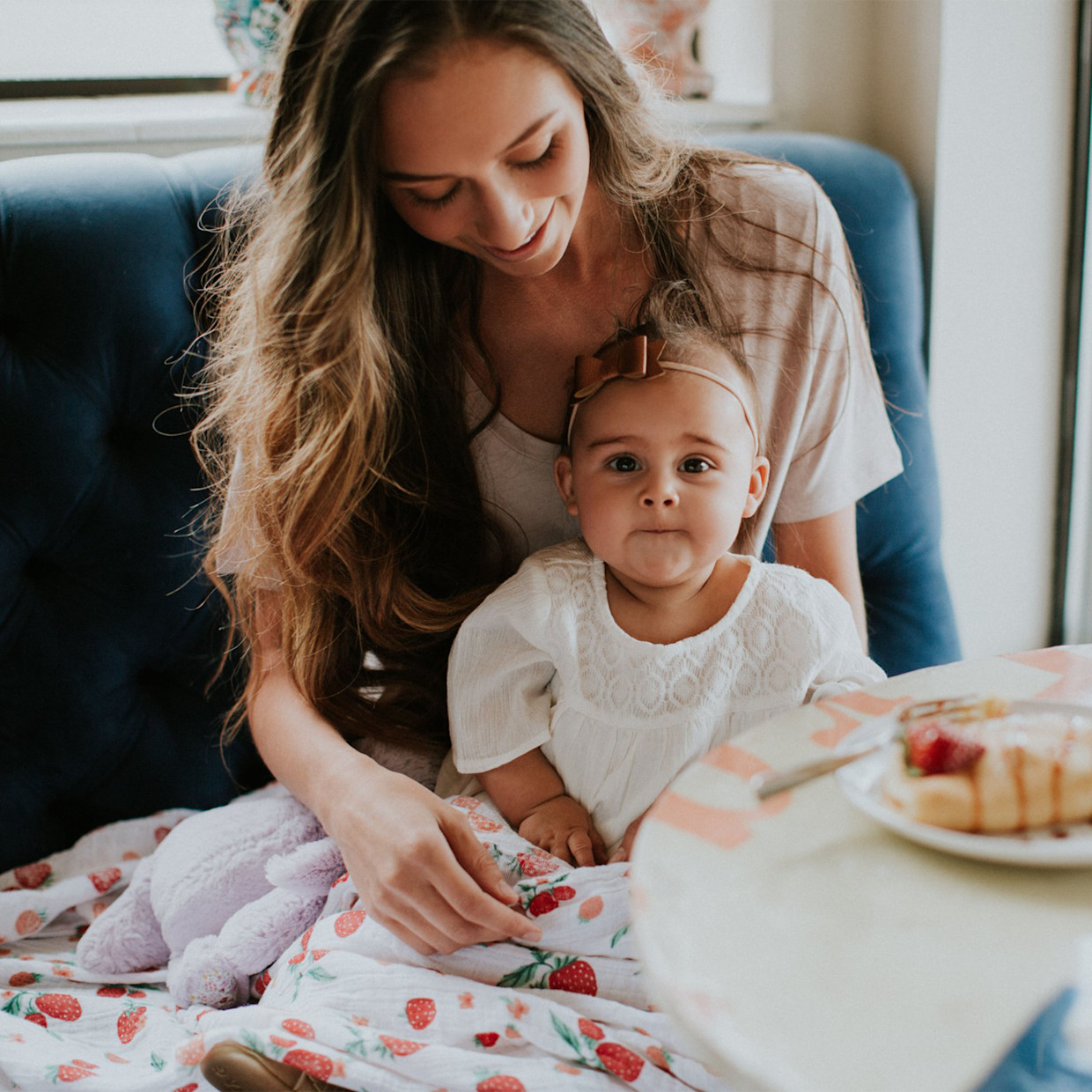 Little Unicorn Cotton Muslin Swaddle 3 Pack - Berry Lemonade.