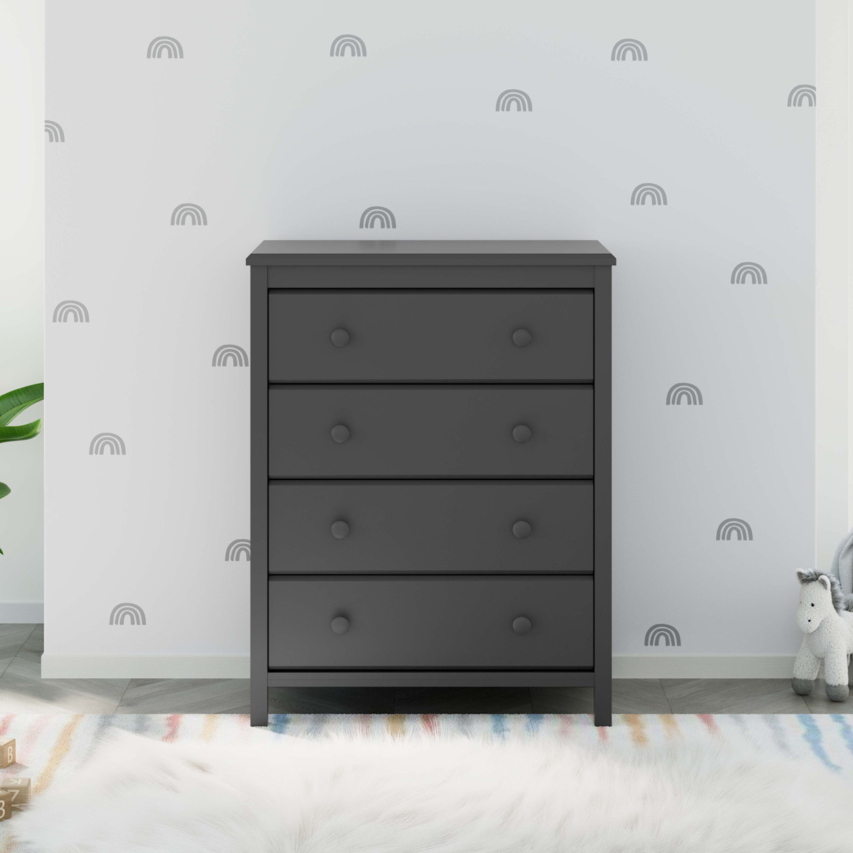 Storkcraft Alpine 4 Drawer Dresser - Gray.