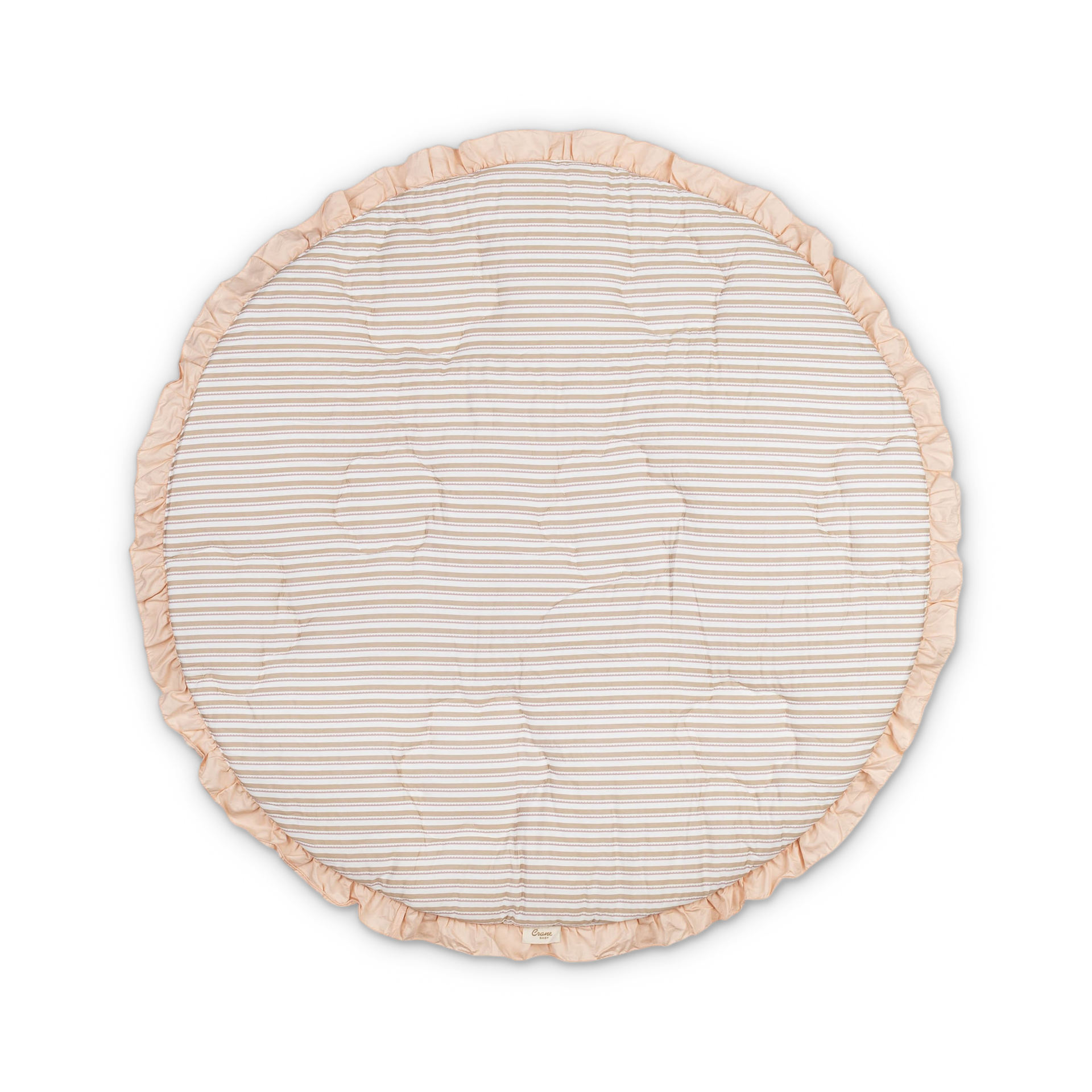 Crane Baby Cotton Quilted Playmat - Ruffled Violet Floral.