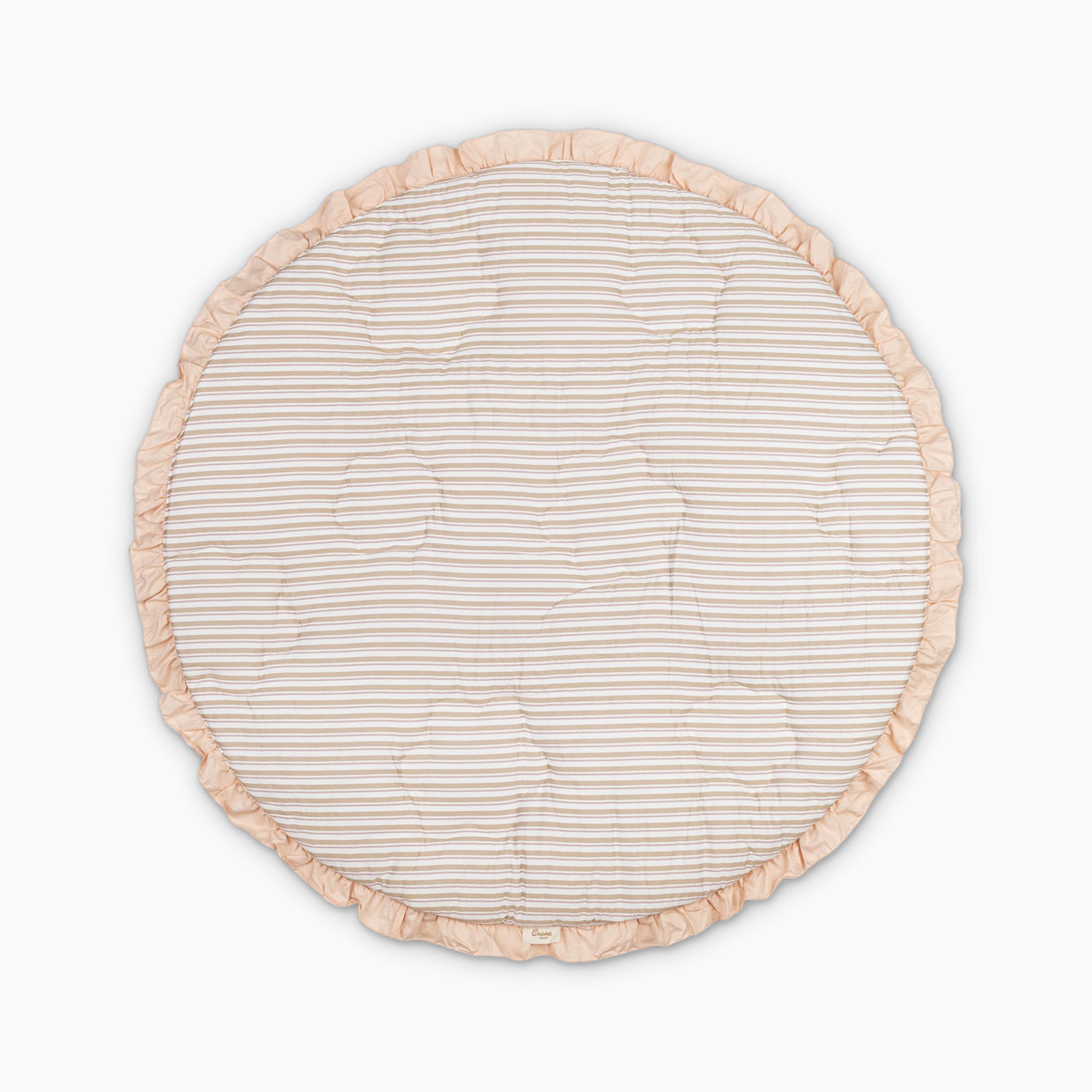 Crane Baby Cotton Quilted Playmat - Ruffled Violet Floral.