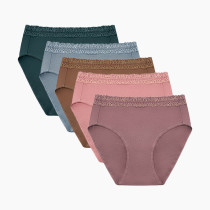 Kindred Bravely High Waist Postpartum Underwear & C-Section Recovery Maternity  Panties (5 Pack) - Neutrals, Medium