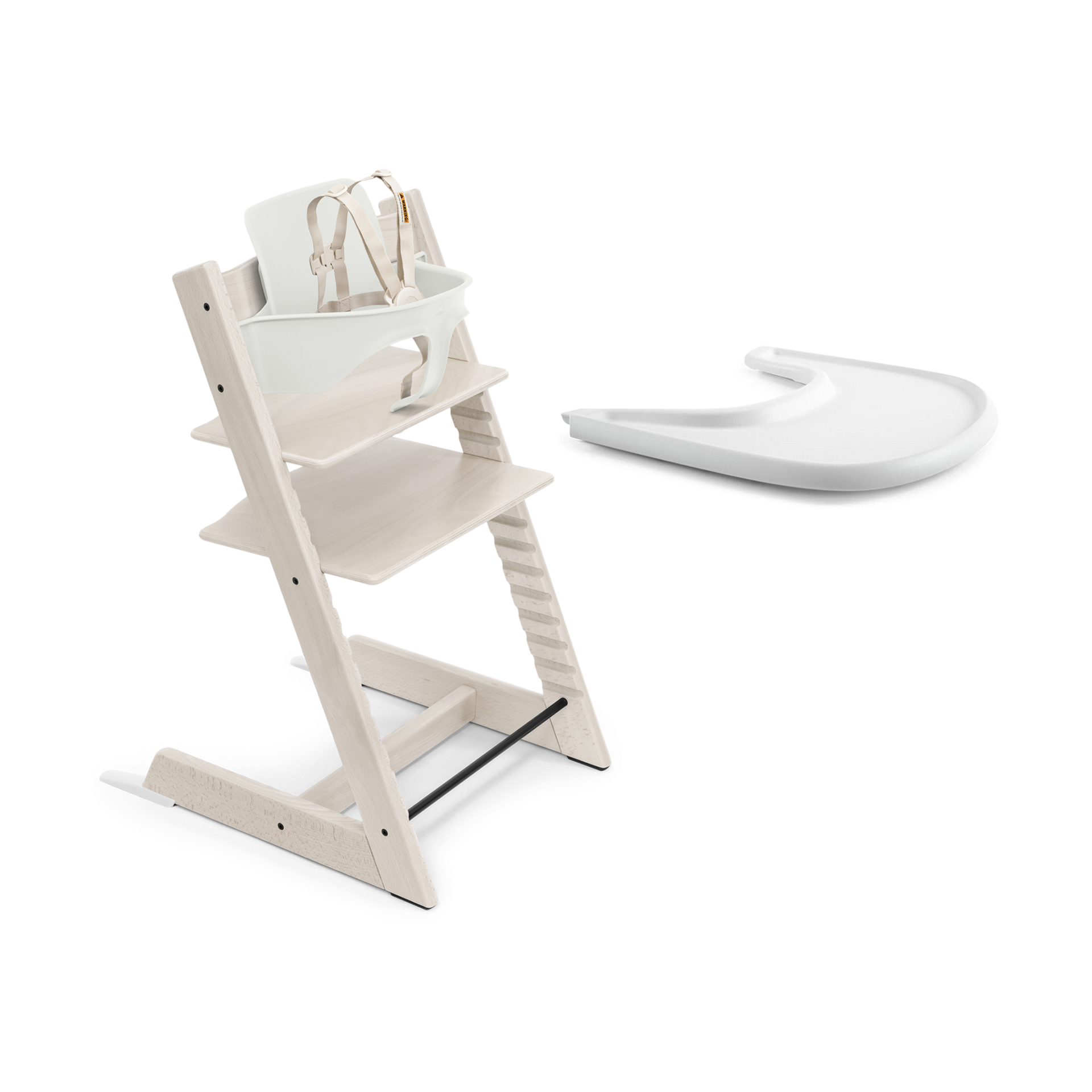 STOKKE TRIPP TRAPP No.6 ベビーセット・トレー付き　白 正規販売店 ストッケ トリップトラップ トレイ Stokke ホワイト