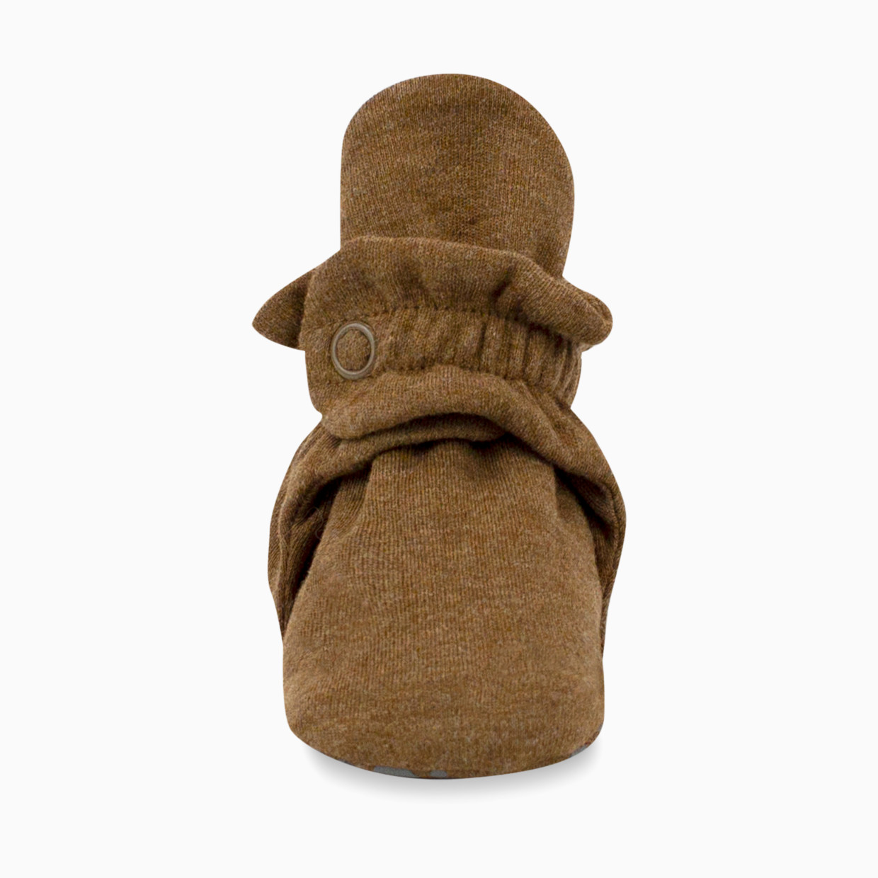 Zutano Organic Cotton Booties - Heather Mocha, 3-6 M.