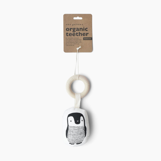 Wee Gallery Organic Teether - Penguin.