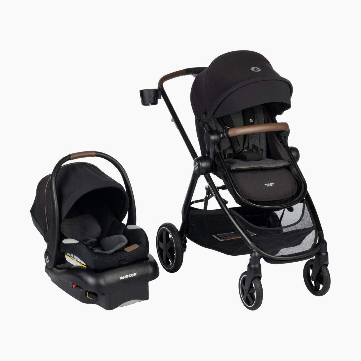 Maxi-Cosi Zelia 2 Luxe 5-in-1 Modular Travel System - New Hope Black.