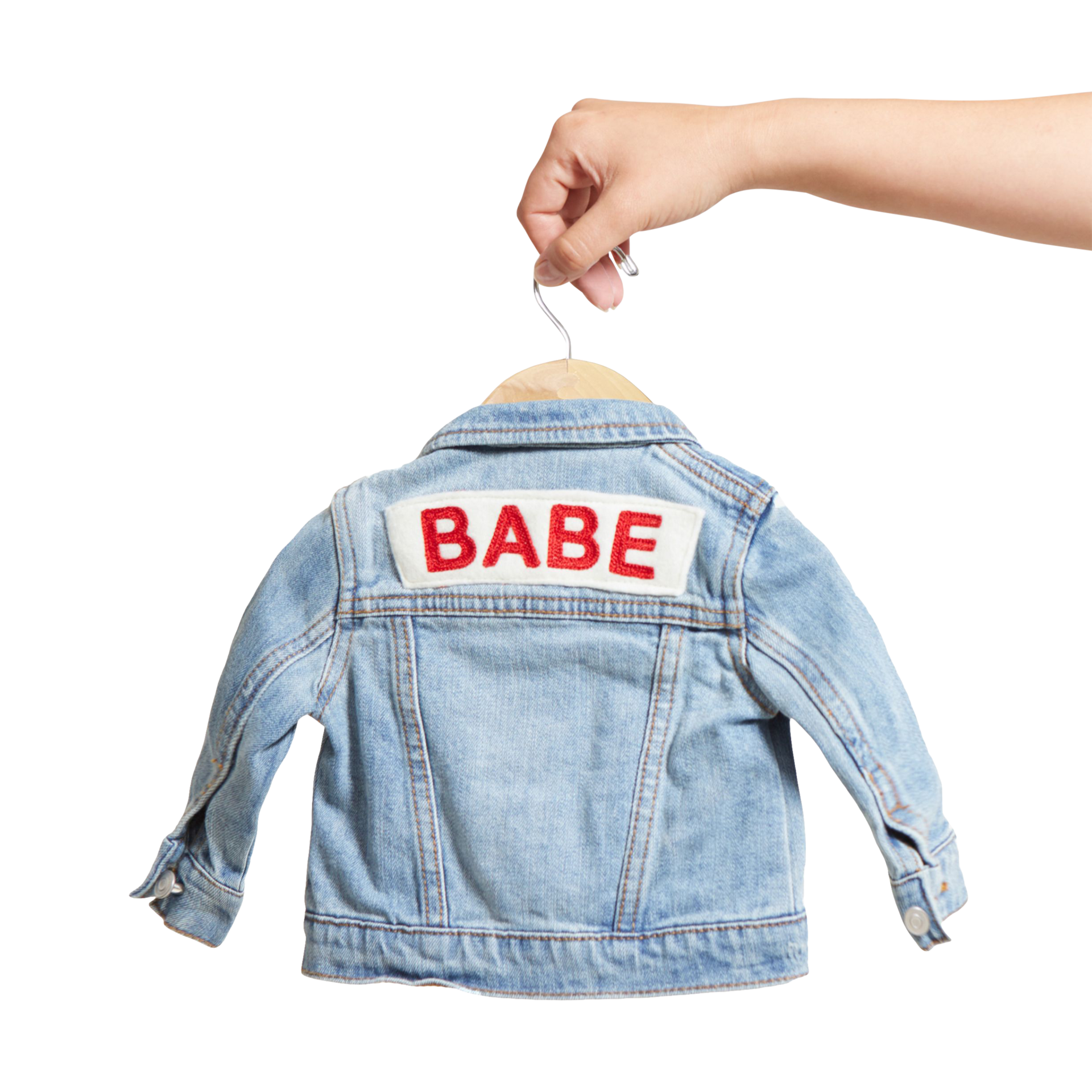 Ingrid and Isabel Babe Jacket - Light Wash, 6 T.
