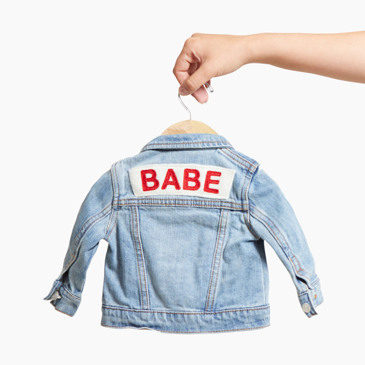 Ingrid and Isabel Babe Jacket - Light Wash, 6-12 M.