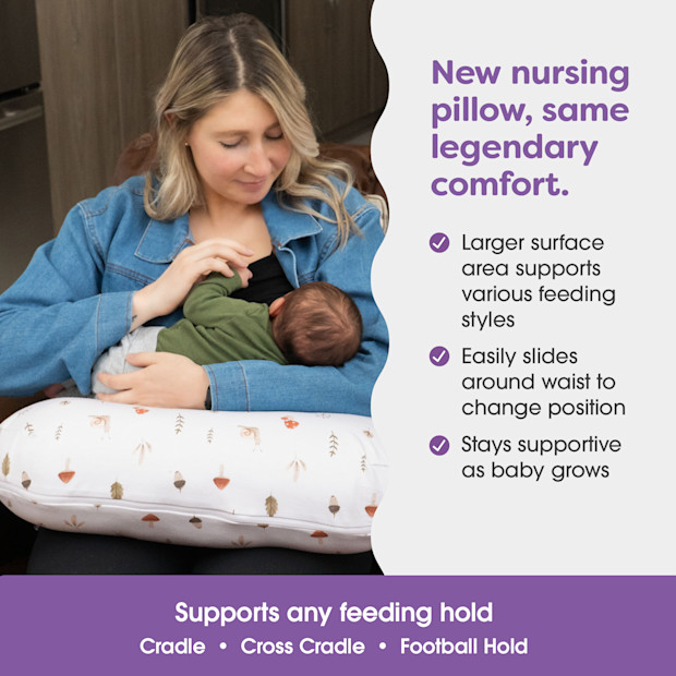 Boppy Boppy x Babylist New Nursing Pillow with Organic Cotton Cover.