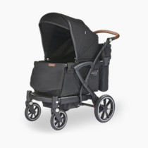 Larktale Adjustable Stroller, 2 Seater Kids Wagon, 120 Pound Capacity, Sprout V2, Black