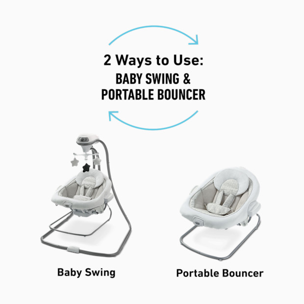 Graco DuetConnect LX Swing and Bouncer.