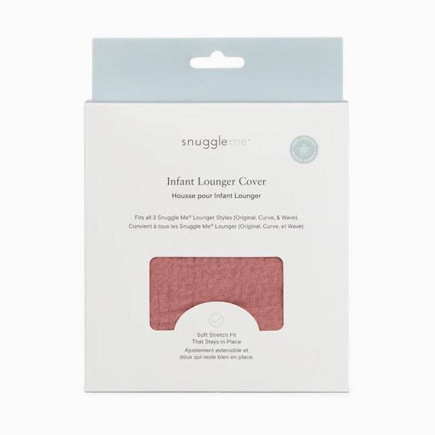 Snuggle Me Organic Infant Lounger Muslin Cover.