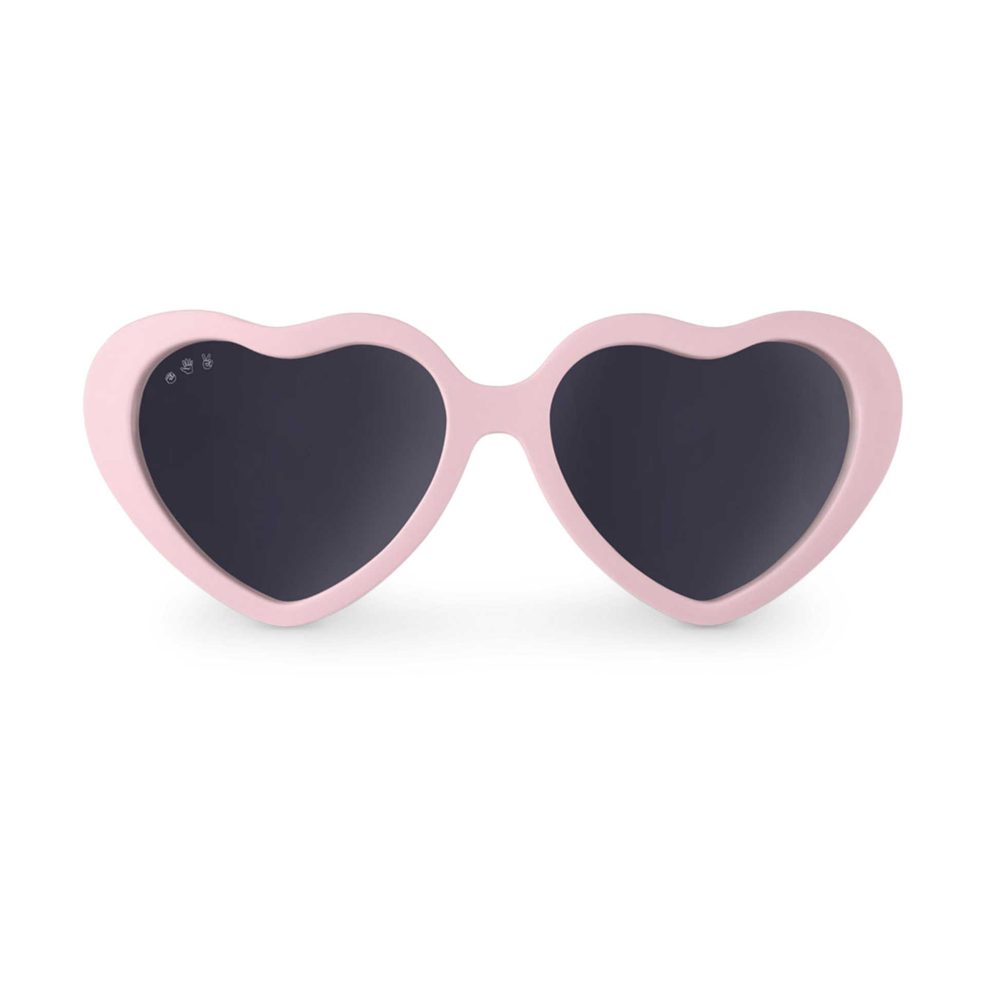 Roshambo Baby Heart Polarized Baby Shades - Peach, 0-24 M.