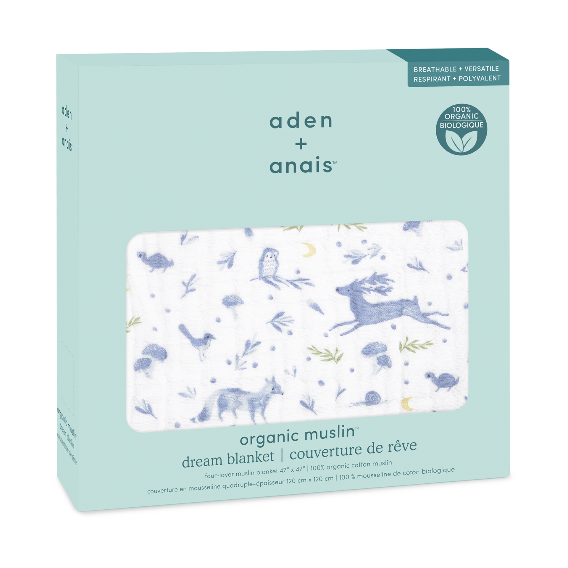 Aden + Anais Organic Muslin Dream Blanket Outdoors Babylist Shop