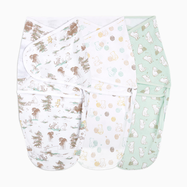 Aden + Anais Disney Essentials Cotton Wrap Swaddle (3 Pack).