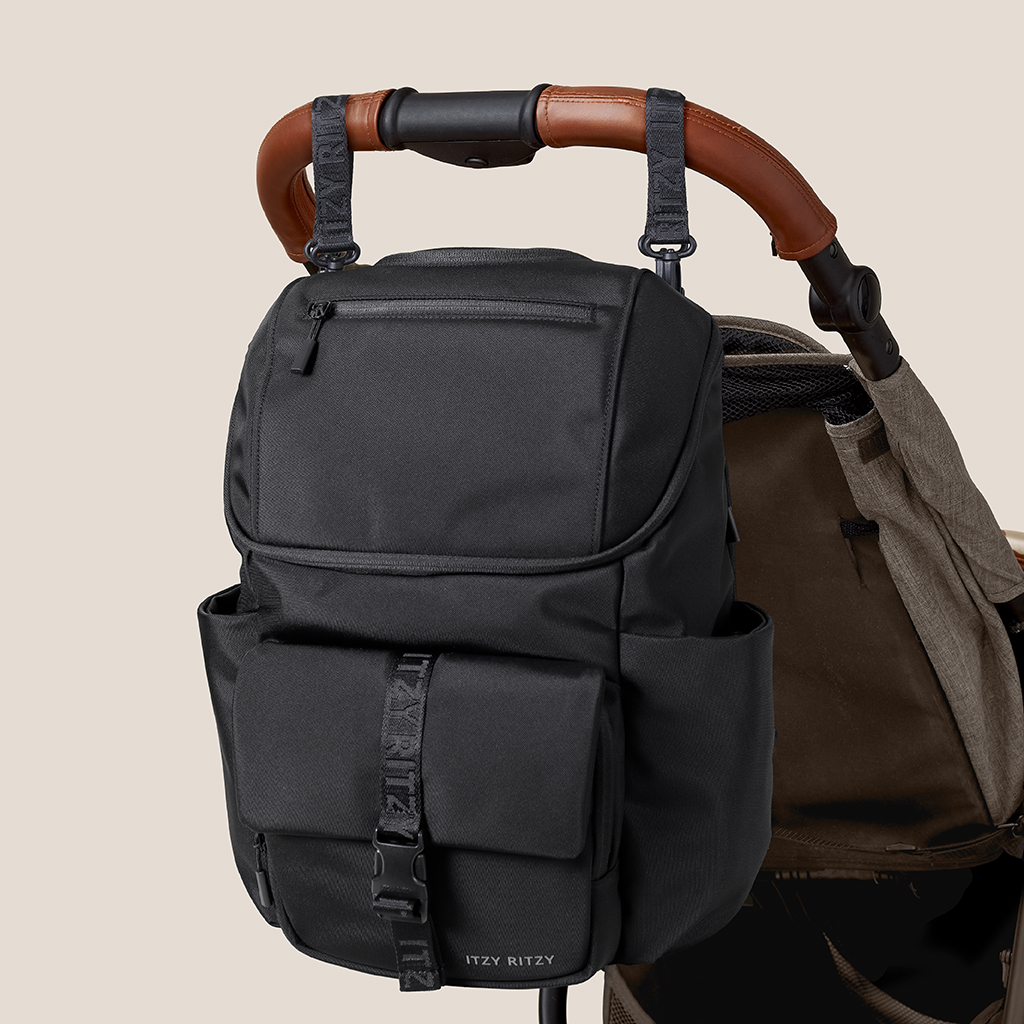 Itzy Ritzy Belong Bucket Backpack - Black.