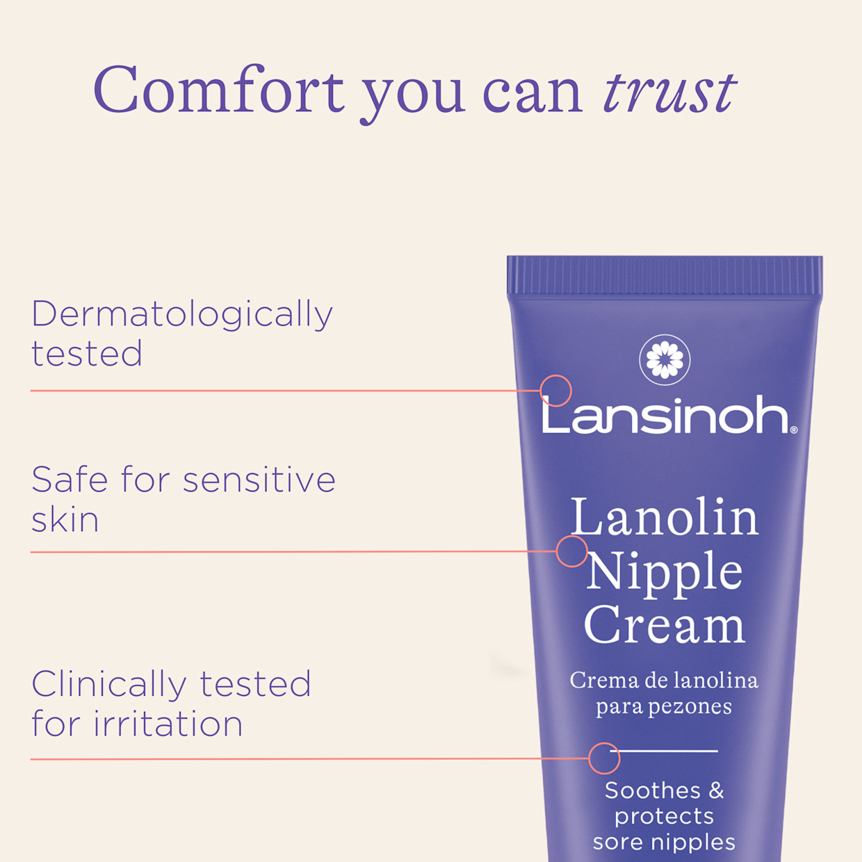 Lansinoh Lanolin Nipple Cream.
