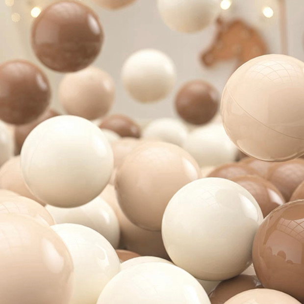 Tiny Land Ocean Balls for Pit - Varied Colors.