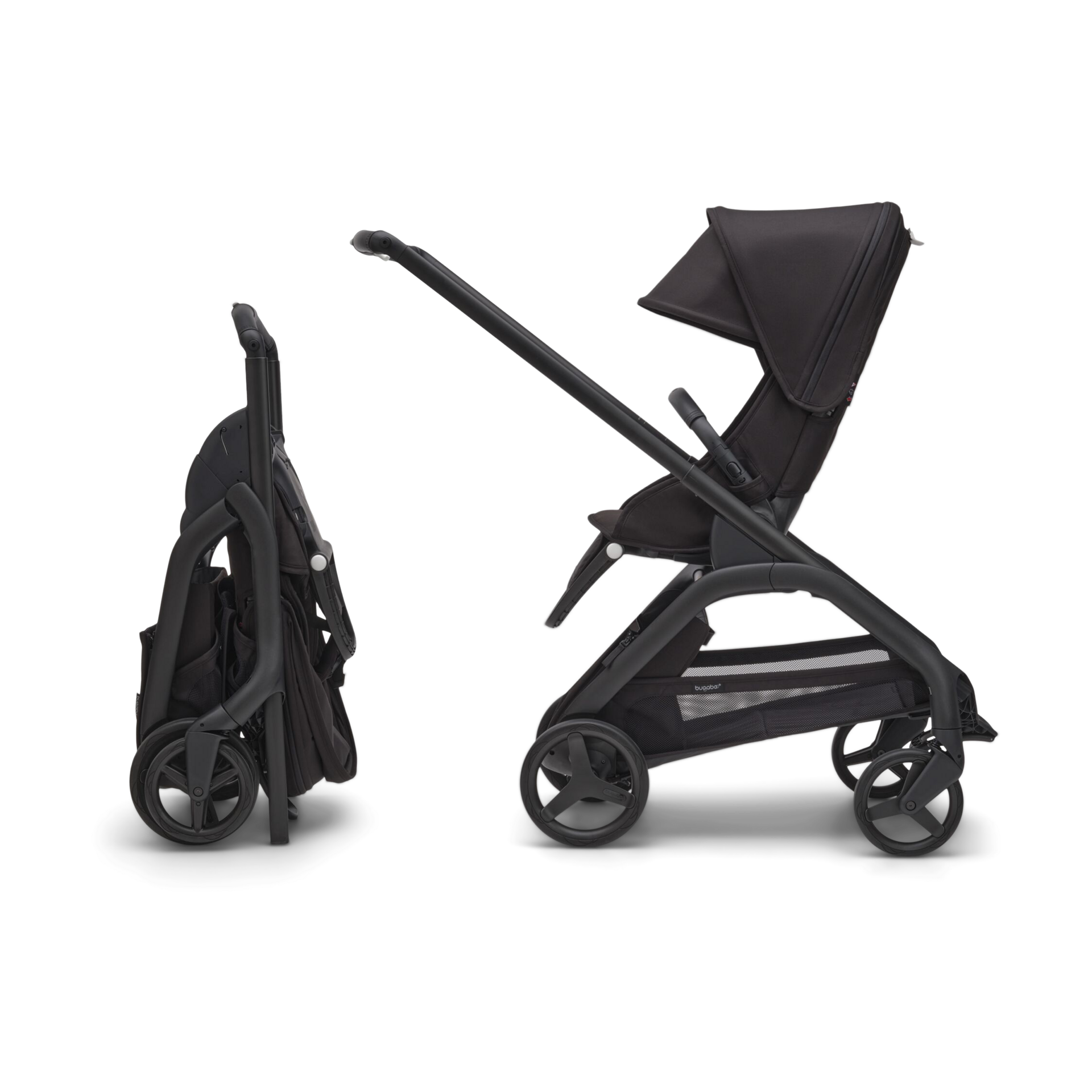 Bugaboo Dragonfly Seat Complete Stroller - Black/Midnight Black-Midnight Black.