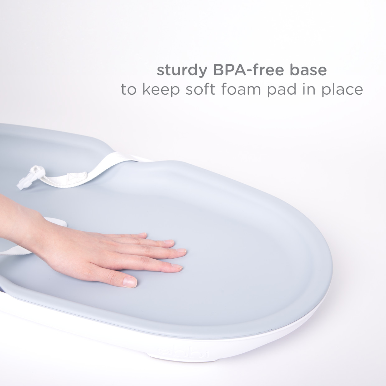 Ubbi Foam Changing Pad - Gray.