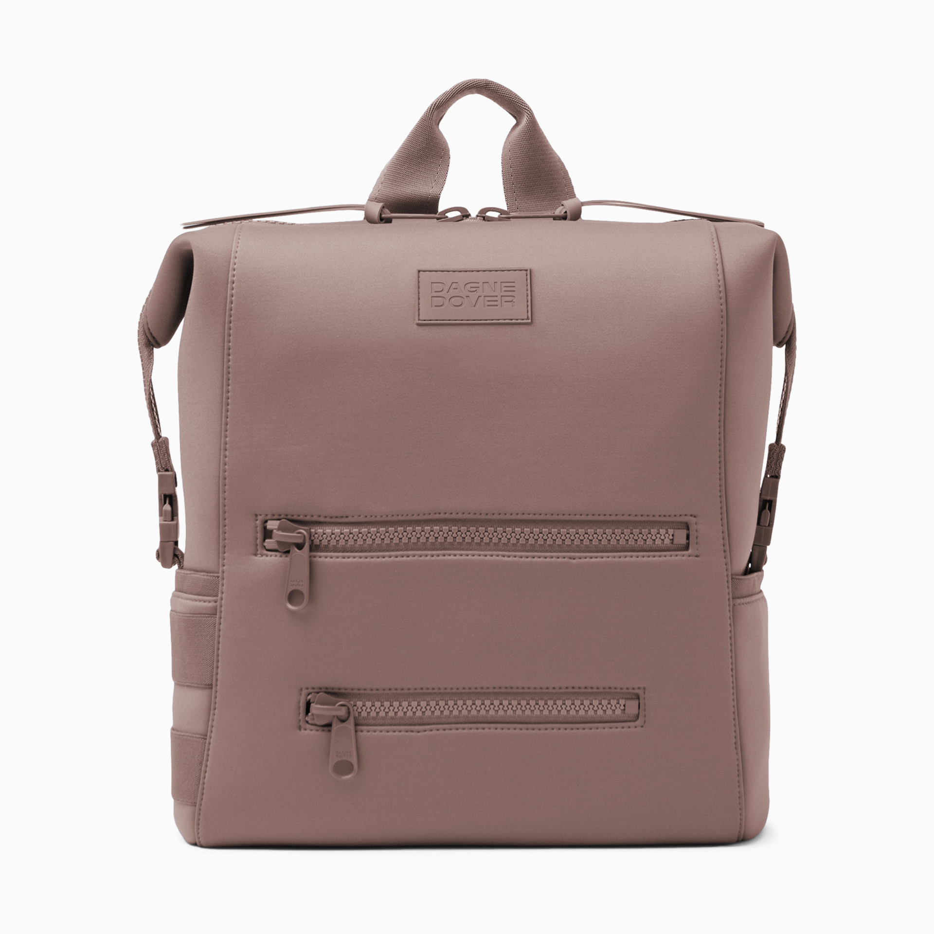 Dagne Dover Backpack in Camel color, Medium size. DAGNE DOVER INDI DIAPER BAG - medium camel – Three Littles main image 2