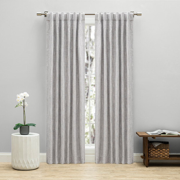 Ricardo Trading Haven Blackout Linen Curtain Panel.