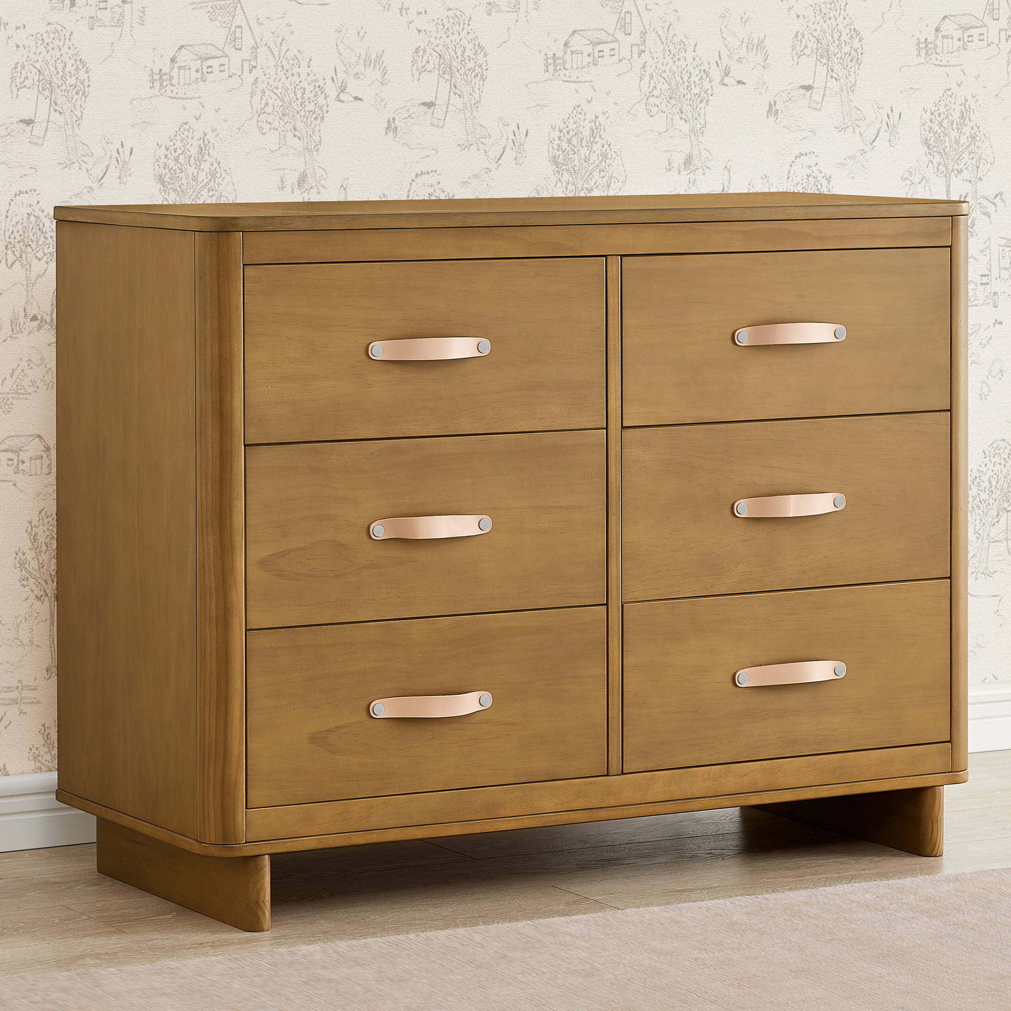 Delta Children babyGap Skye 6 Drawer Dresser with Interlocking Drawers - Acorn.