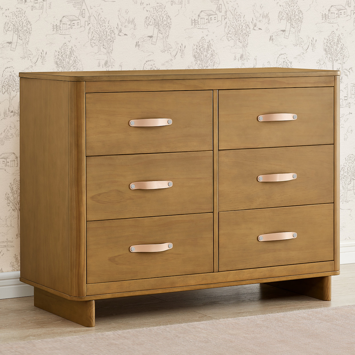 Delta Children babyGap Skye 6 Drawer Dresser with Interlocking Drawers - Acorn.