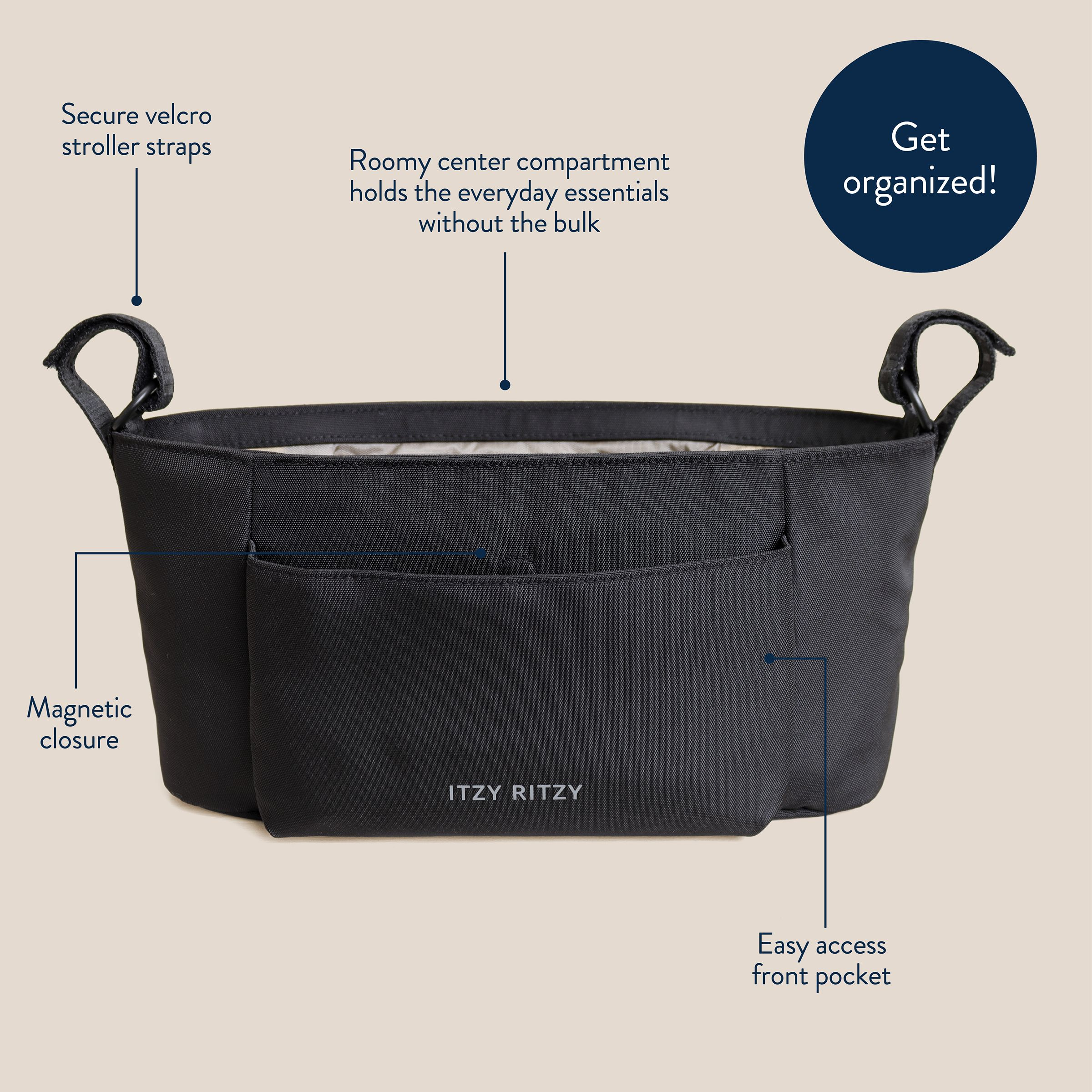 Itzy Ritzy Belong Carry-All Caddy - Black.