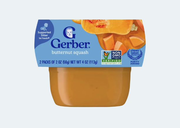  Gerber Butternut Squash - $1.49.