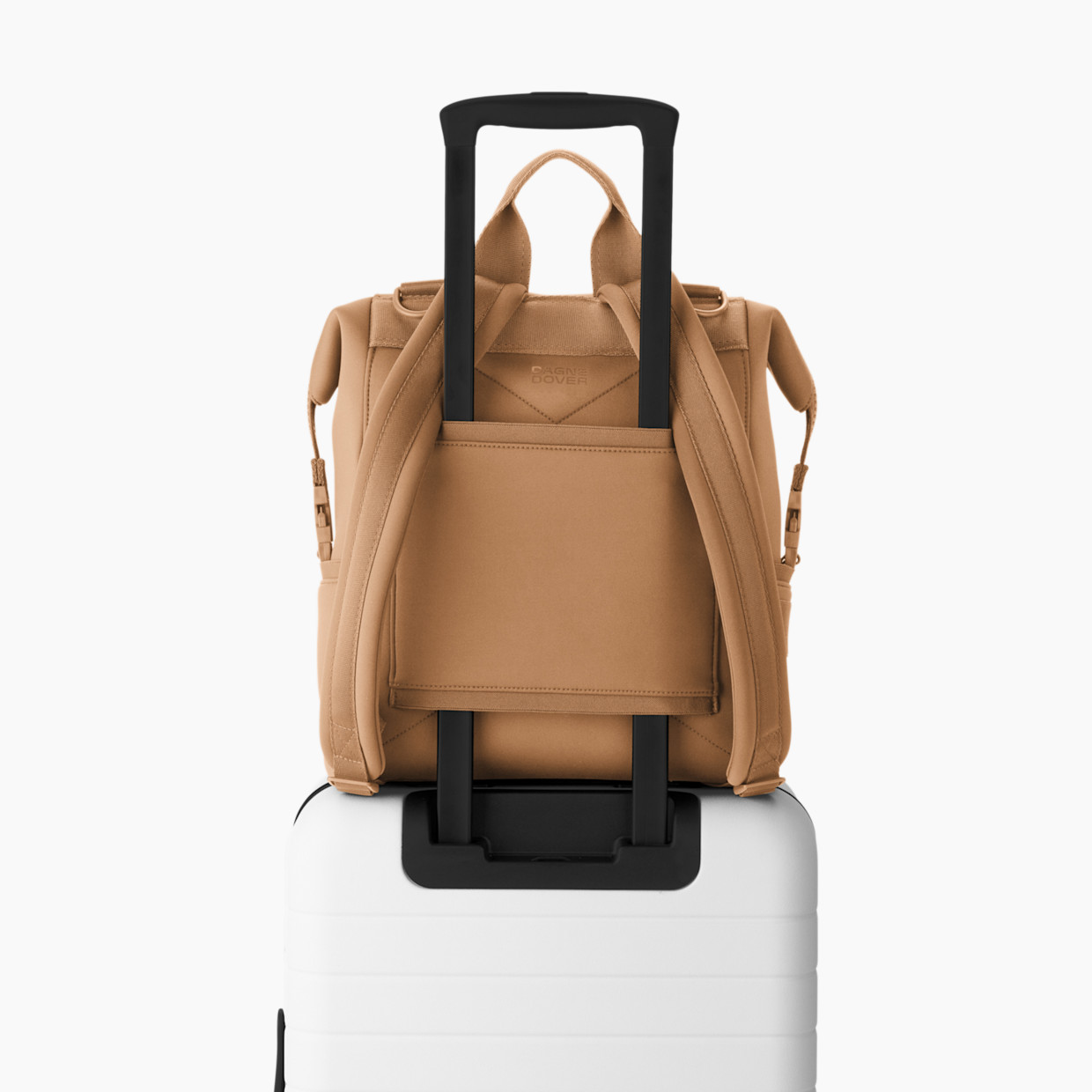 Dagne Dover Indi Diaper Bag Backpack - Camel, Medium.