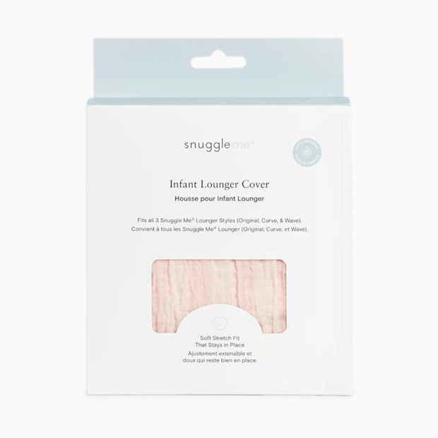 Snuggle Me Organic Infant Lounger Muslin Cover.