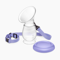 Lansinoh Manual Breast Pump, Hand Pump with Comfortable Flange, Includes 5oz Baby Bottle with Slow Flow Nipple, Breastfeeding Essentials