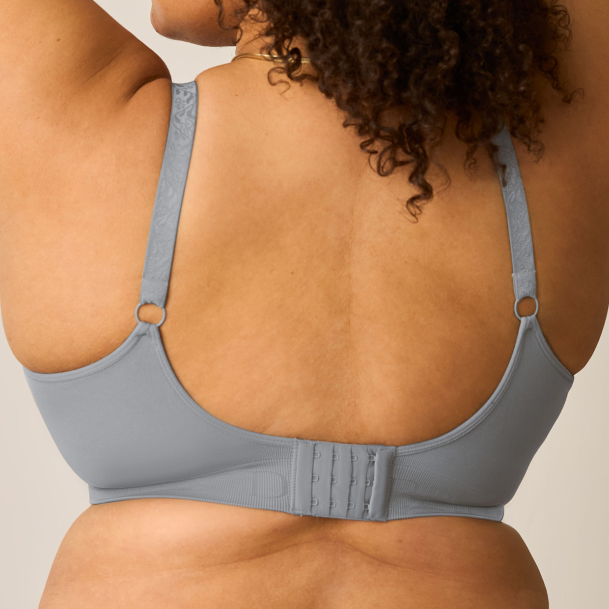 Kindred Bravely Simply Sublime Seamless Nursing Bra For Breastfeeding - Slate Grey, Small.
