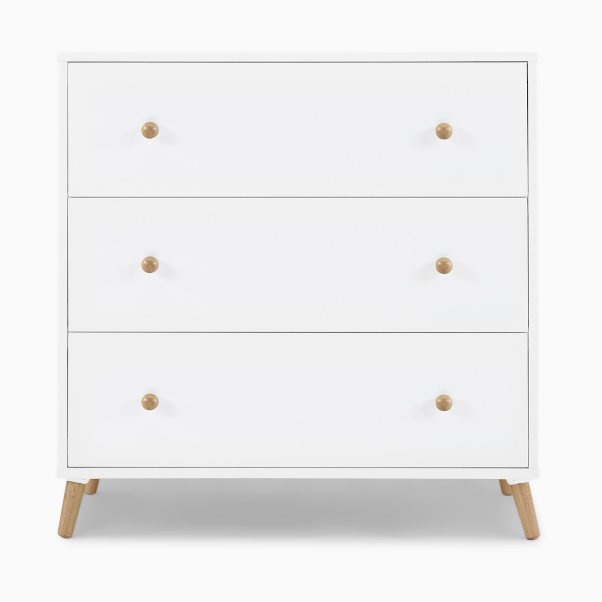 Delta Children Essex 3 Drawer Dresser - Bianca White/Natural.
