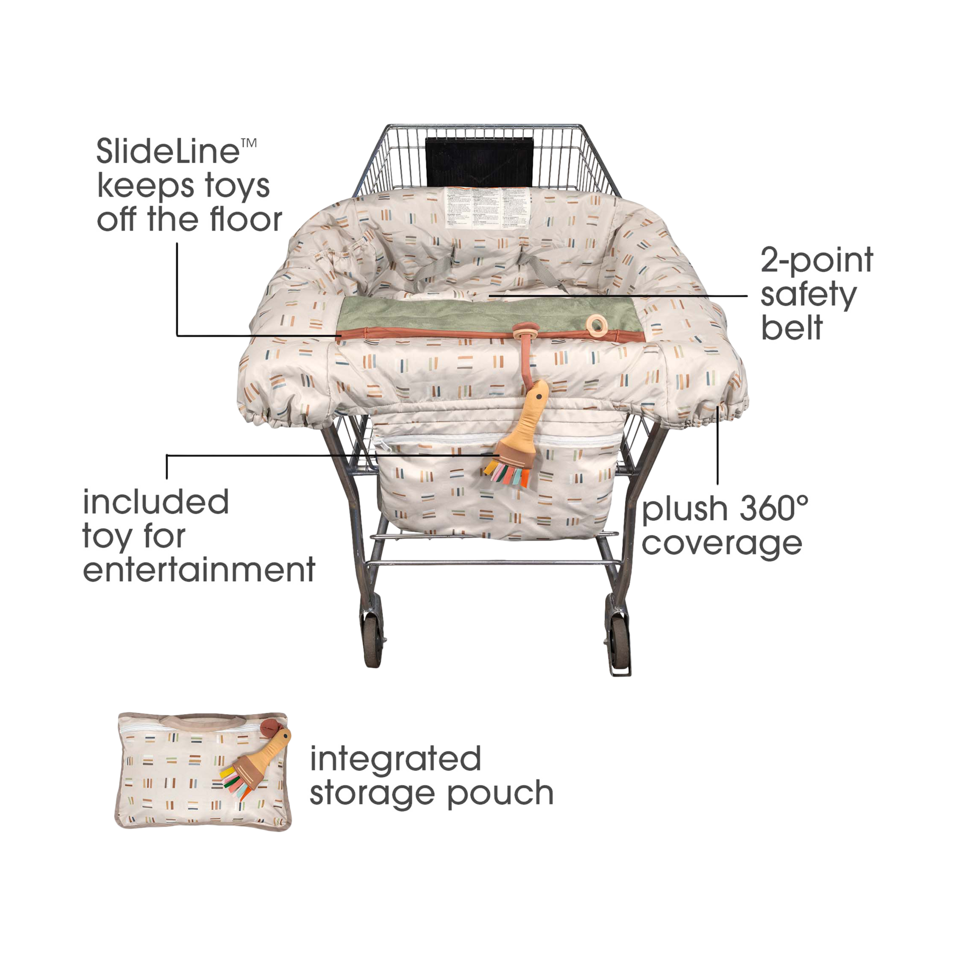 Boppy Preferred Shopping Cart Cover.