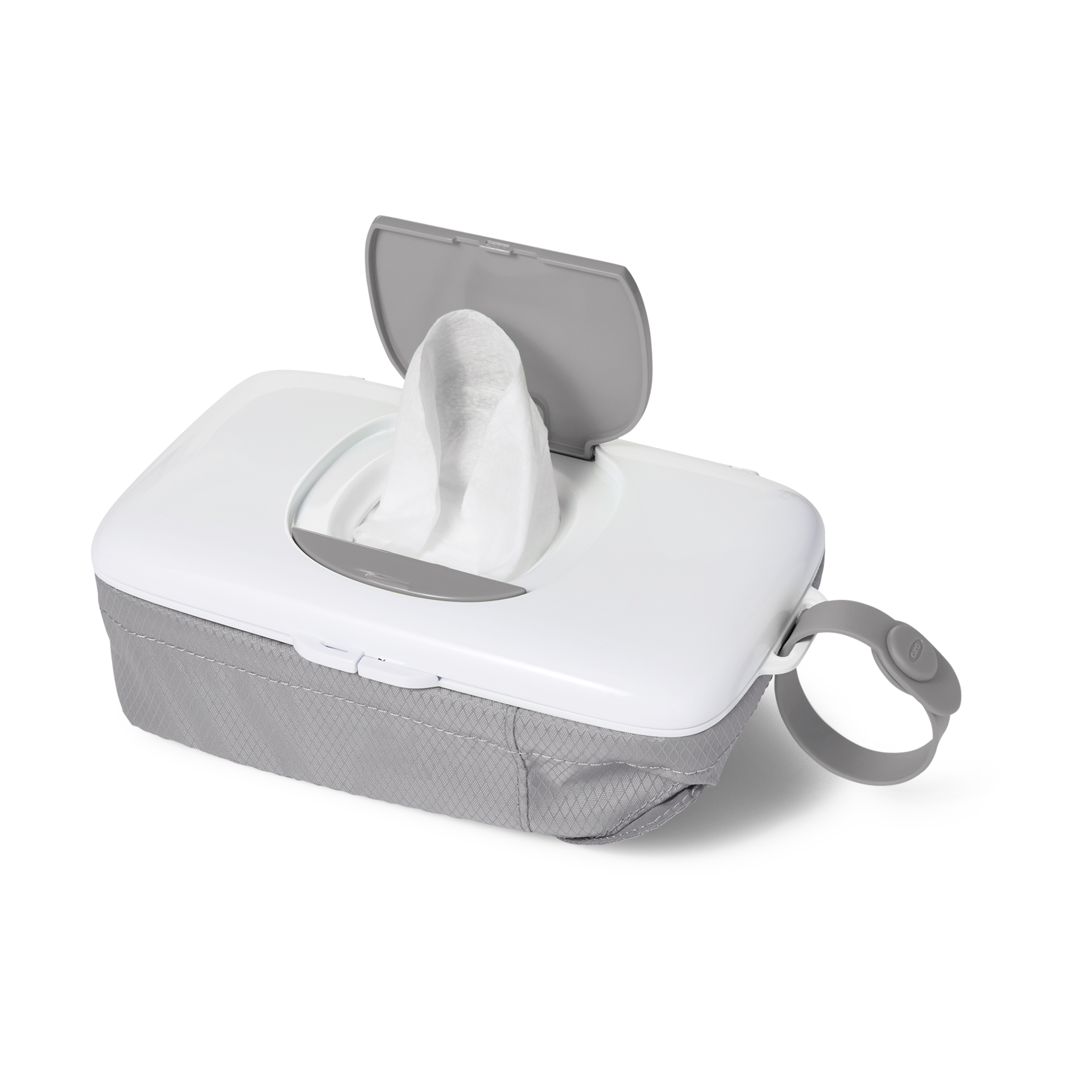 OXO Tot On-the-Go Wipes Dispenser with Diaper Pouch.