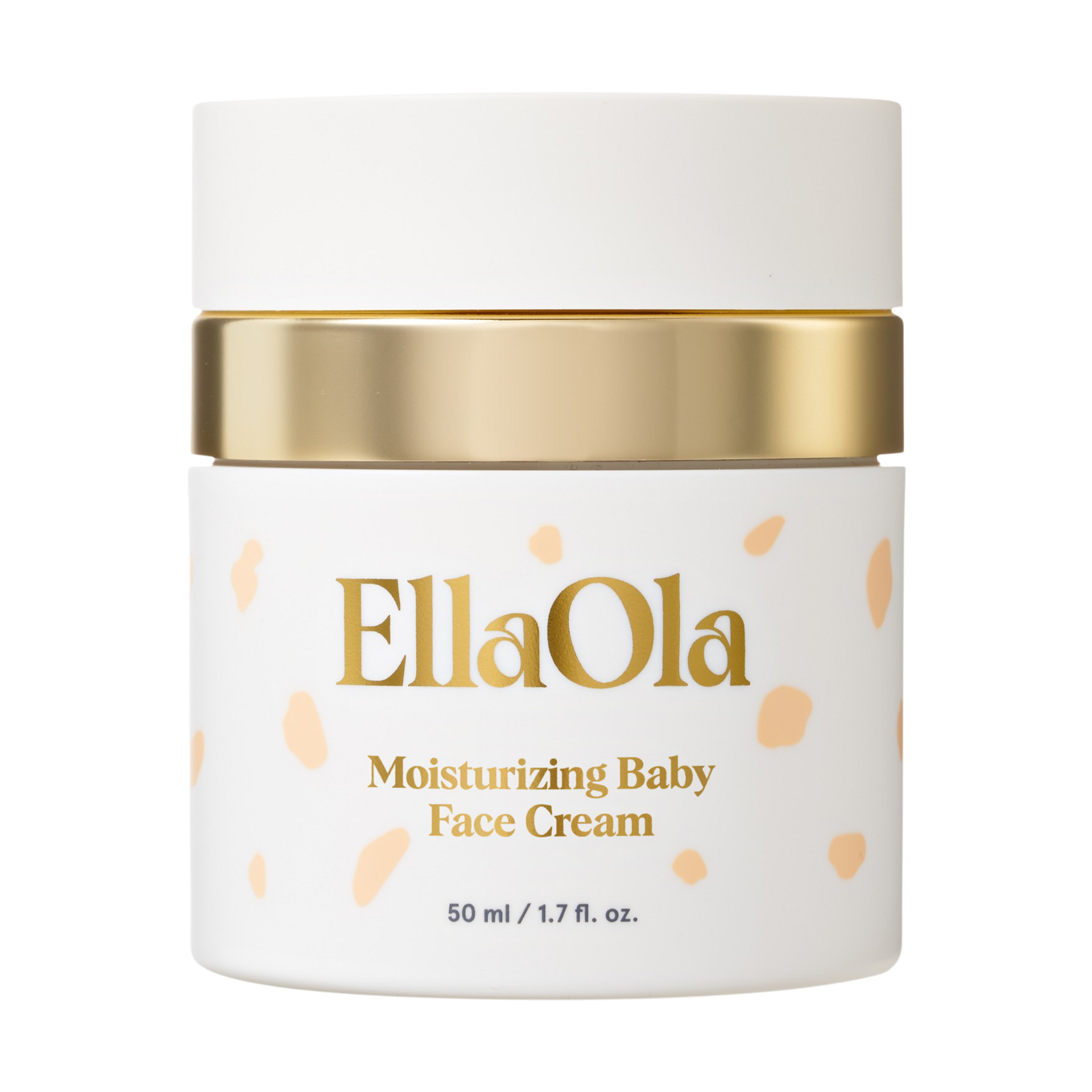 ELLAOLA 96 Hour Deep Moisturizing Baby Face Cream for Dry, Eczema Prone & Sensitive Skin - Daily Organic Face Lotion Nourishes & Hydrates, Fragrance Free | 1.7 fl. oz.
