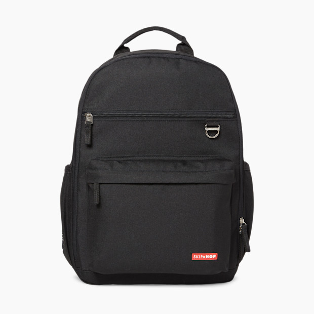 Skip Hop Duo Diaper Backpack - Black.