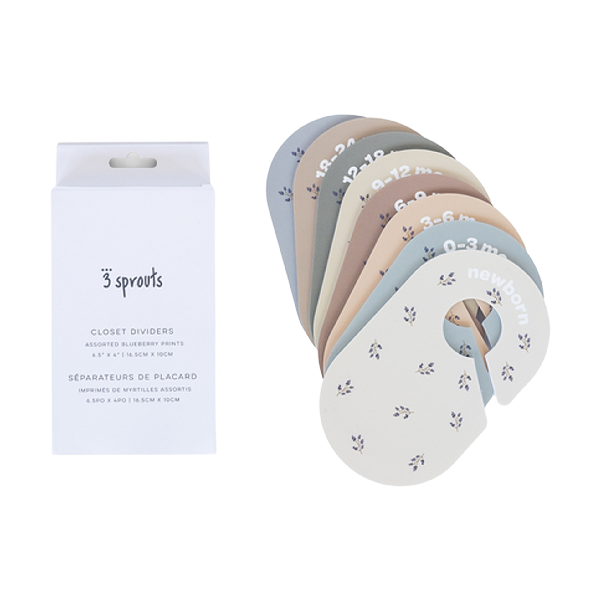 3 Sprouts Closet Dividers.