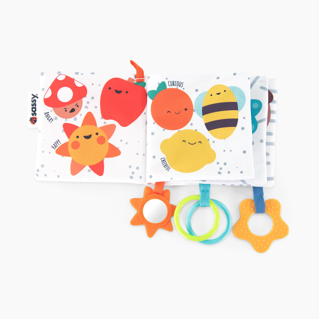 Sassy Rainbow of Emotions Soft Activity Book.