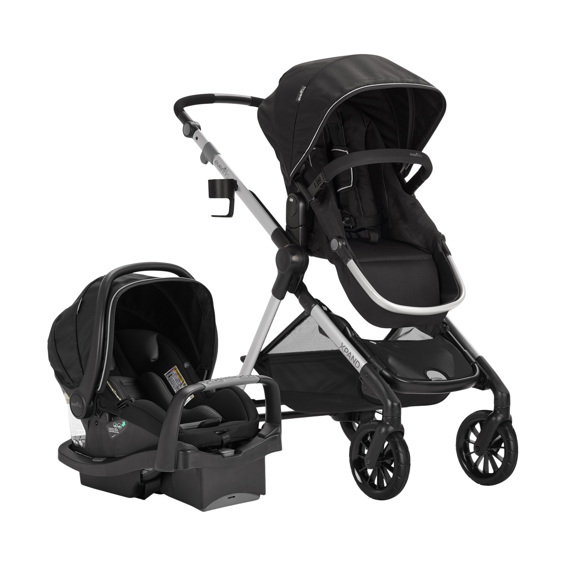 evenflo car seat stroller combo