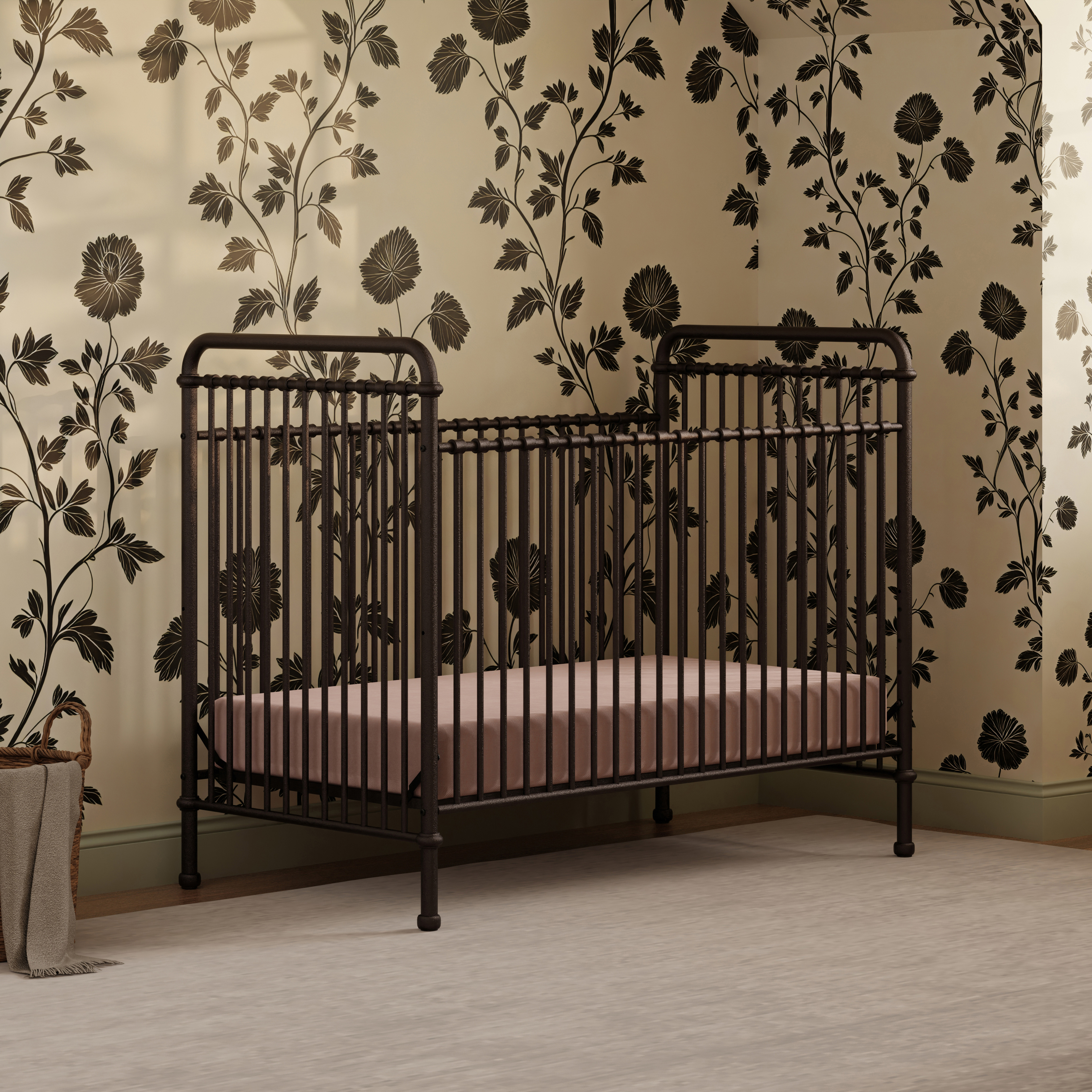 Namesake Abigail 3-in-1 Convertible Crib - Vintage Iron.