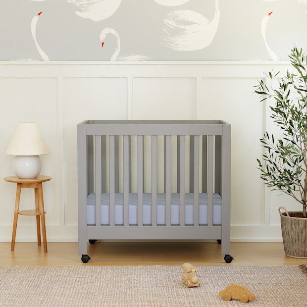 babyletto Origami Mini Crib - Grey - $299.00.